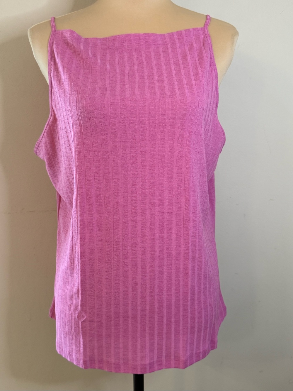 Banana Republic Factory High Neck Ribbed pink tank top M